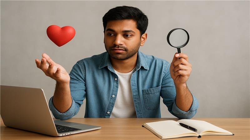 A content writer trying to choose between his readers and google algorithm.